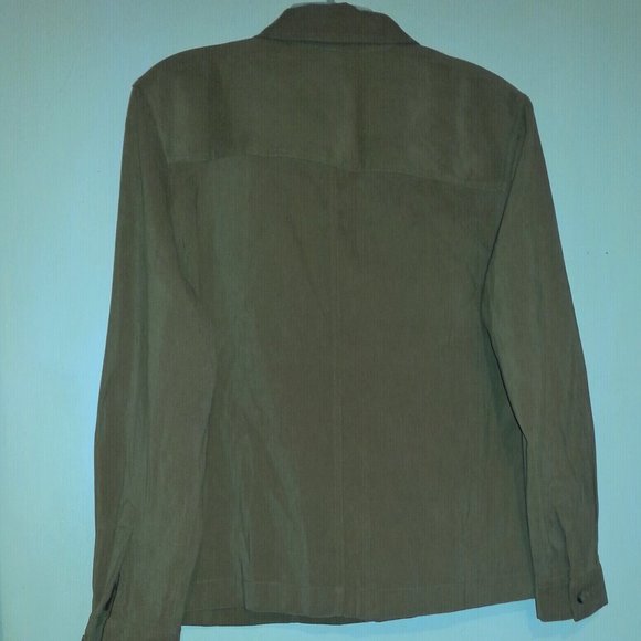 New Joanna Petite Women Shirt Collar Long Sleeve M - Picture 4 of 5